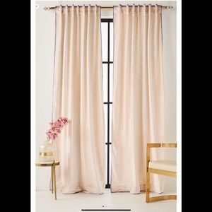 Pair of Anthropologie Petra Velvet Curtain Panels